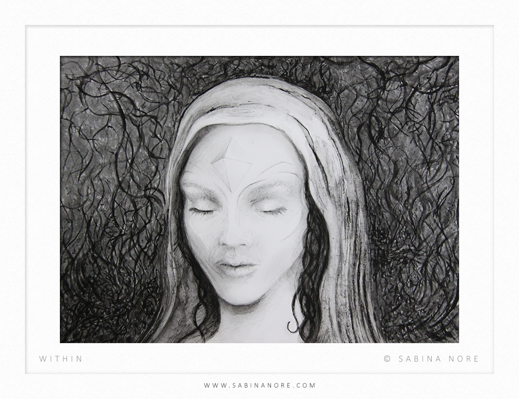 Within, original drawing by Sabina Nore