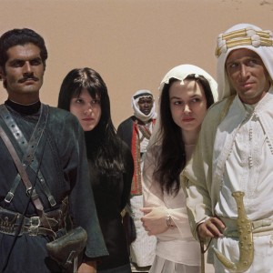 Lara and me on the set of Lawrence of Arabia