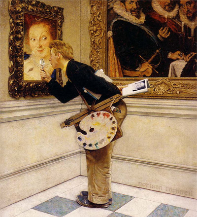 Norman Rockwell's "Art Critic" (1955)